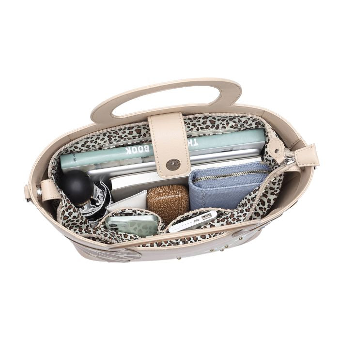 Giraffe Cut Out Handle Tote