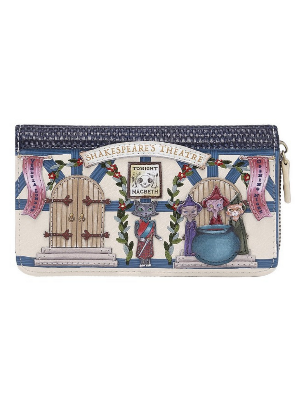 Vendula Macbeth Large Zip around Purse