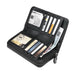 White Poppy Zip Around Wallet