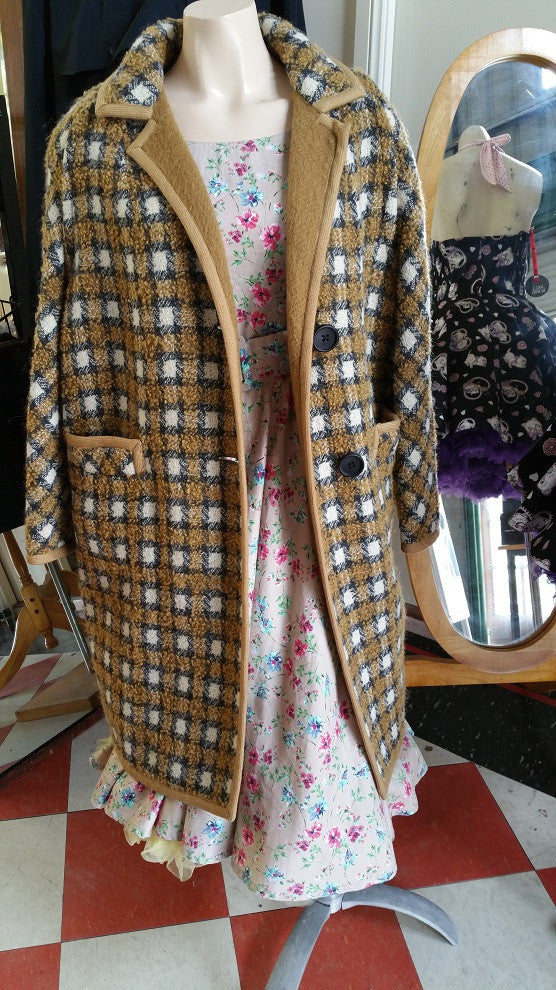 Vintage Woolen Coat Reversible