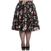Hell Bunny Blitzen Pin Up Christmas Skirt