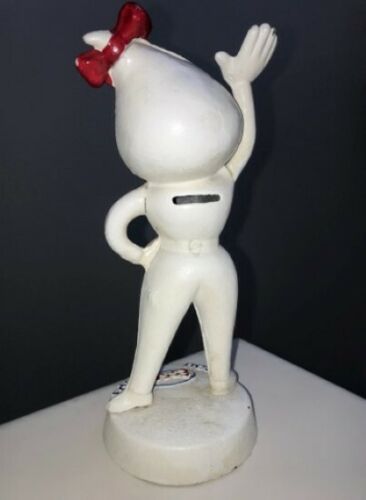 ESSO Girl Mrs Drip Cast Iron Money box FRAU TROPF