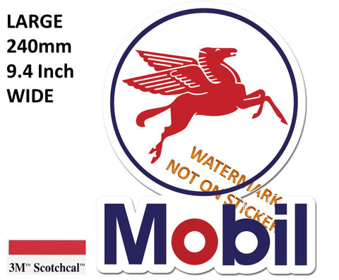 Mobil Round Sticker