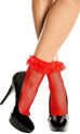 Fishnet Ruffle Socks 4 colours