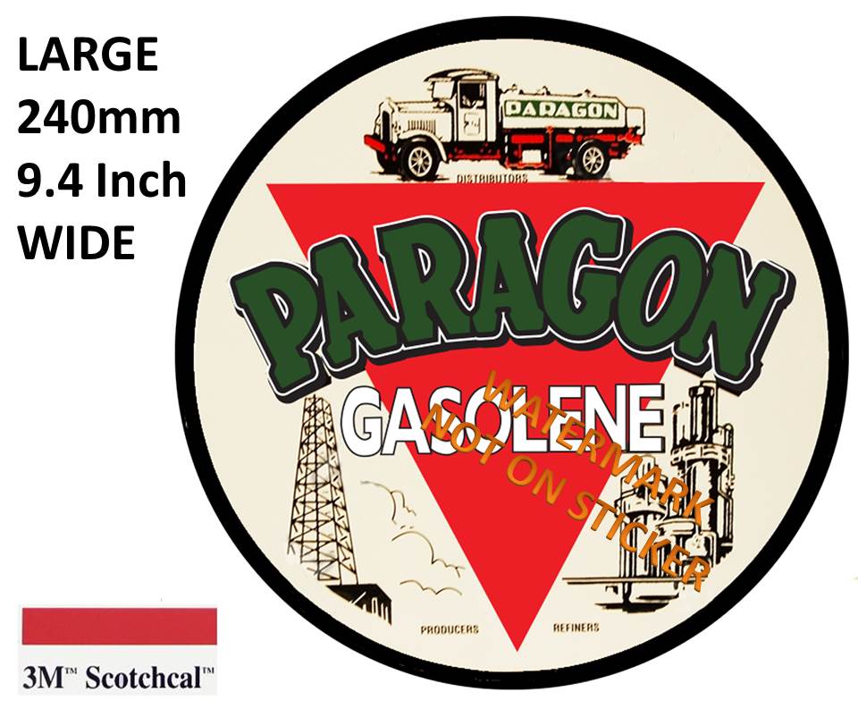Paragon Gasolene Sticker