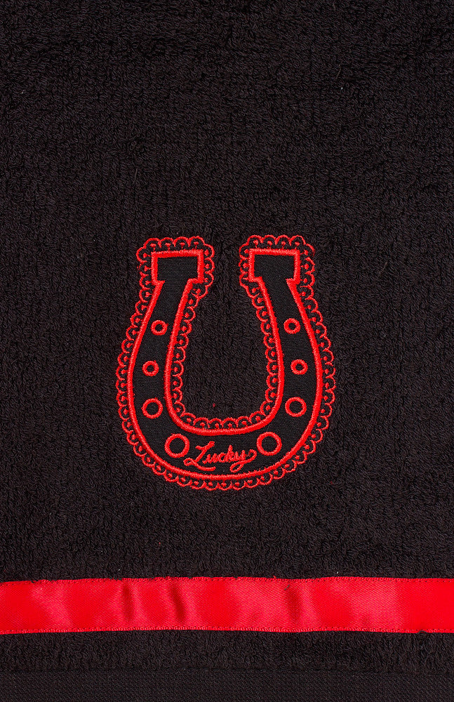 Lucky Horseshoe Hand towel