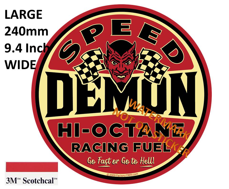 Speed Demon Sticker