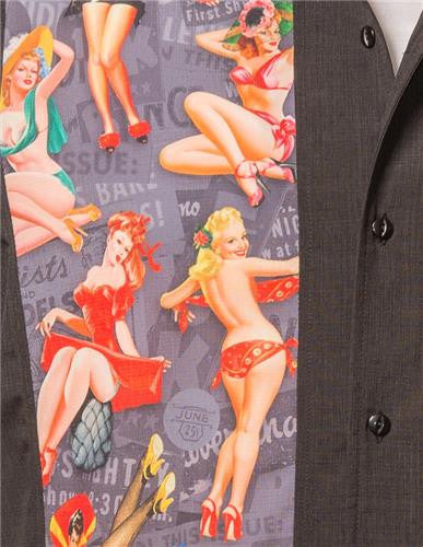 Pinup Panel Charcoal