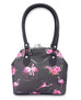 Liquorbrand Retro Flamingo Chevron HandBag