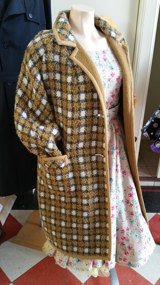 Vintage Woolen Coat Reversible