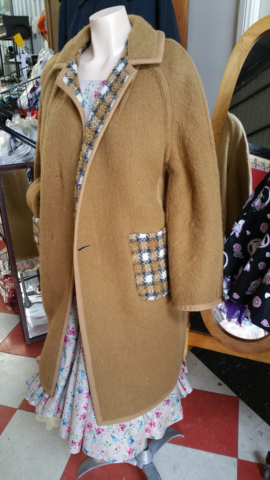 Vintage Woolen Coat Reversible