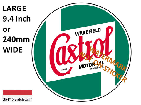 Castrol Green Sticker