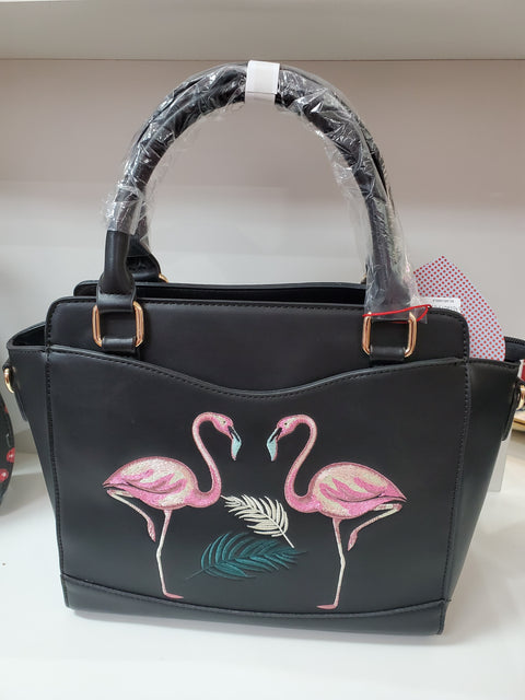 Flamingo Handbag BLACK