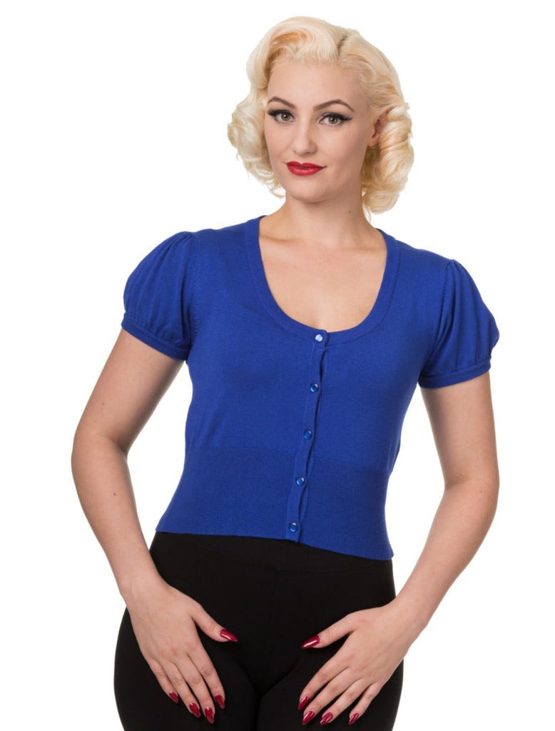 Banned Short sleeve Crop Cardi~~2 colours