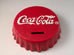Coca Cola Bottle Top Money Bank Cast Iron