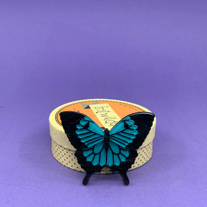 Erstwilder Blue Emperor Brooch Grease Vixen