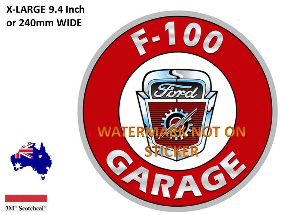F 100 Garage Sticker