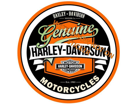 Harley Genuine Motorcycles +Sticker