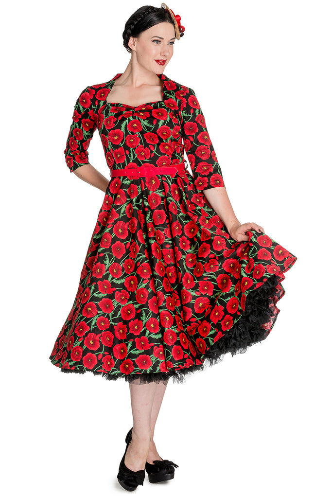 H B Poppy Dress XS--4XL