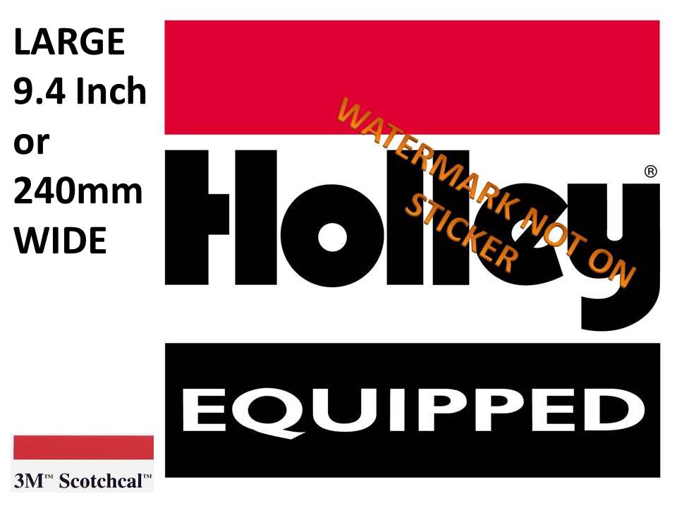 Holley Equipped Sticker