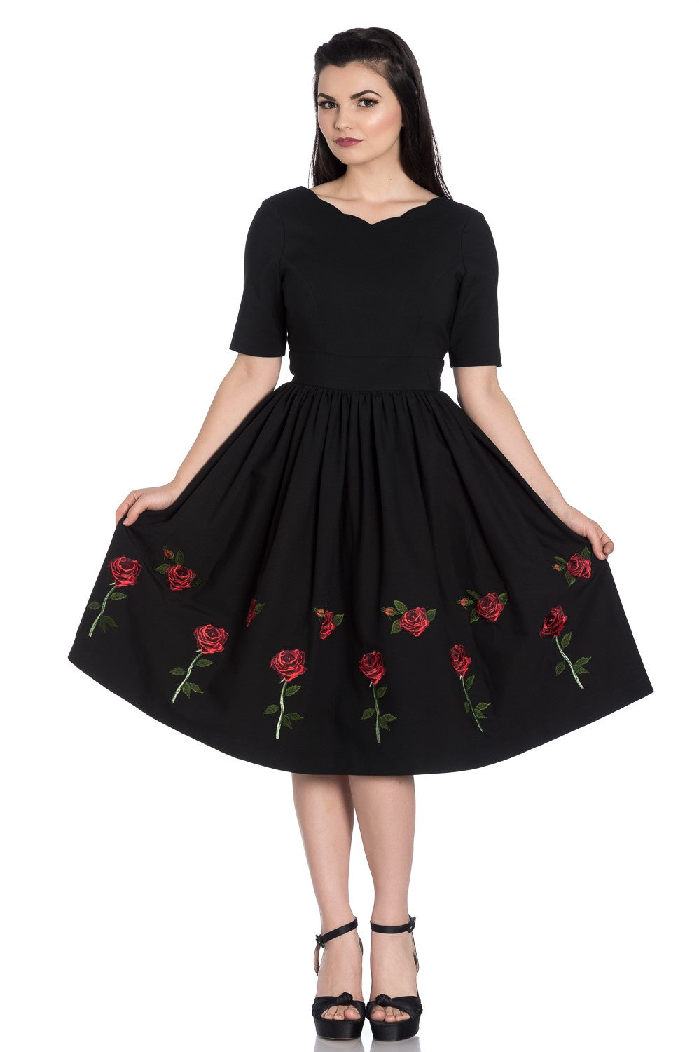 Rosa Rossa 50's dress By Hell Bunny Reg and Plus sizes Grease Vixen Rosa Rossa 50's dress By Hell Bunny Reg and Plus sizes Grease Vixen