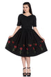 Rosa Rossa 50's dress By Hell Bunny  Reg and Plus sizes