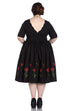 Rosa Rossa 50's dress By Hell Bunny  Reg and Plus sizes
