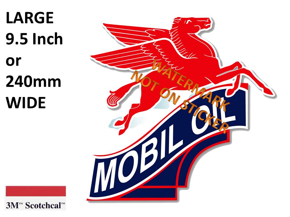 Mobil Oil Sticker