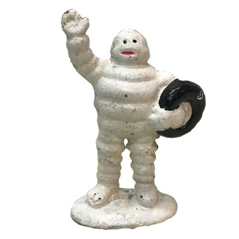 Michelin Mini Man Waving Cast Iron