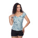 Dolores Blue  Butterfly Top