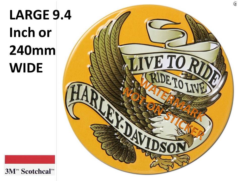 Harley Davidson Live to Ride Sticker
