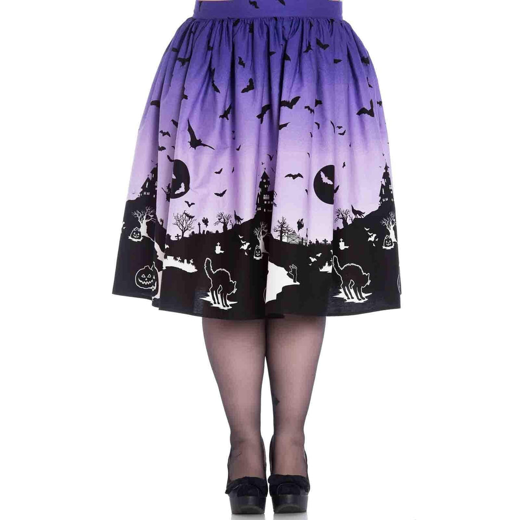 Hell Bunny Haunted Skirt