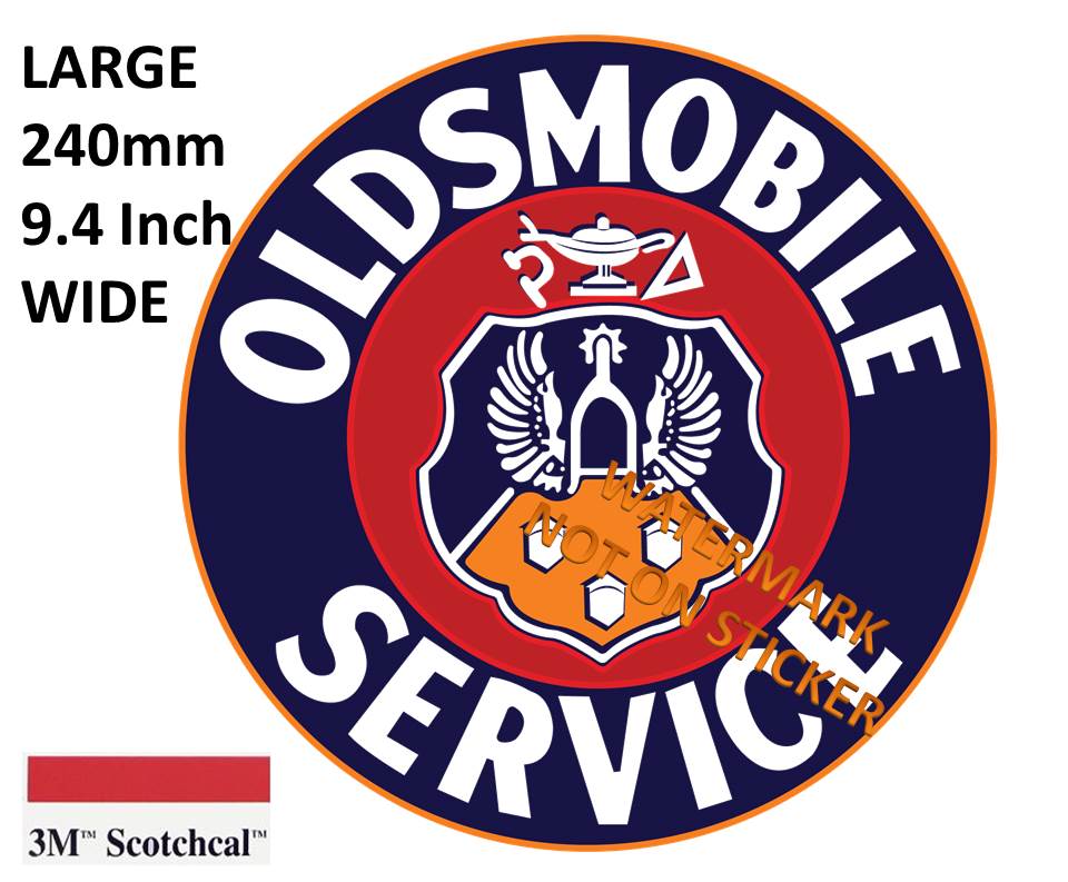 Oldsmobile Service Sticker