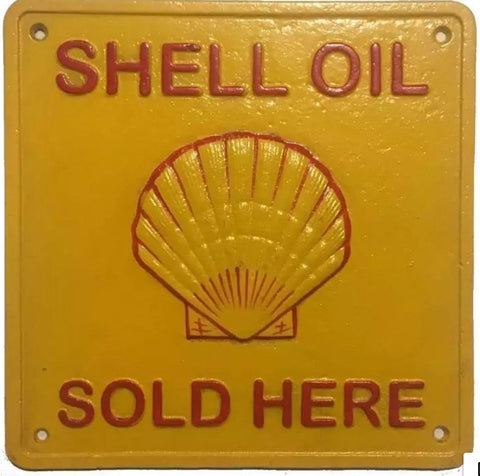 Shell Square Sign