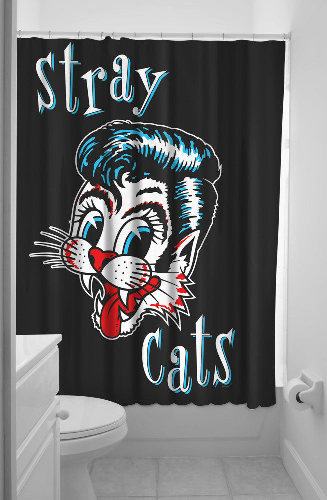 StrayCat Shower Curtain