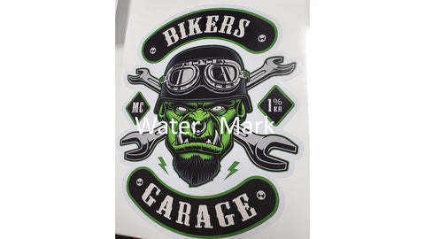 Bikers Garage Sticker
