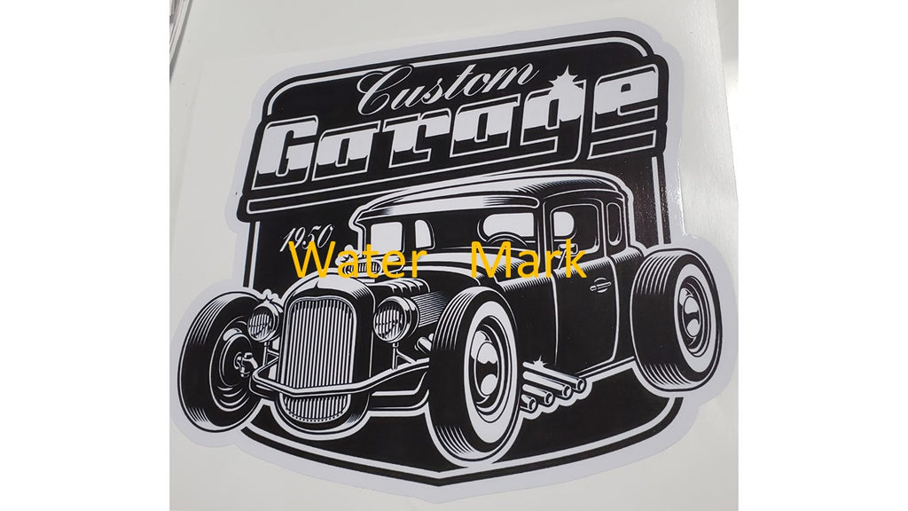 Custom Garage Sticker