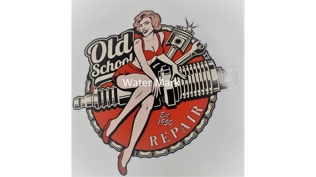 Old School Repair Sticker